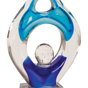 Colored art glass award