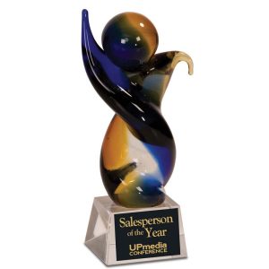 Colored art glass award