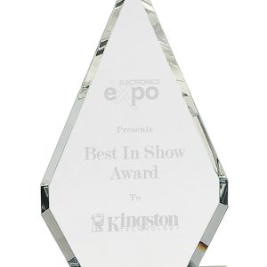 Crystal diamond award