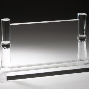 5.5'' x 10'' crystal award with side columns