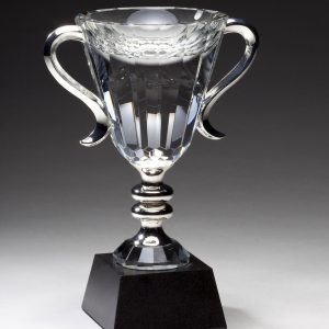 Crystal cup on base
