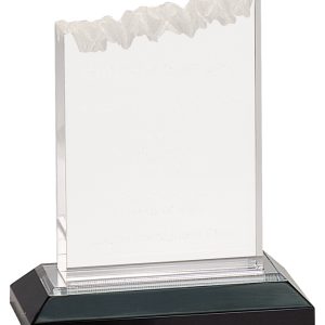 Silver frosted impress acrylic award