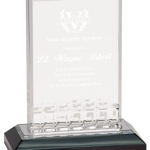 Silver mirage impress acrylic award