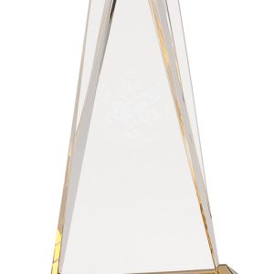 Gold star impress acrylic award