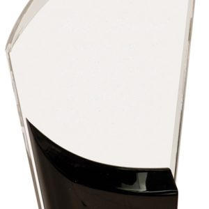 Black lunar acrylic award