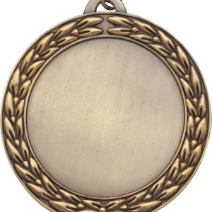 2.75 inch wreath medallion with custom print insert