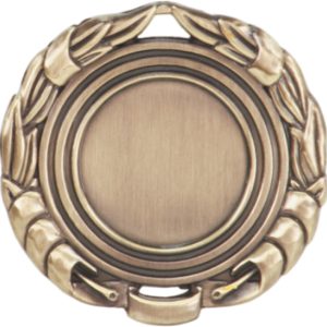 2 inch wreath medallion with custom print insert