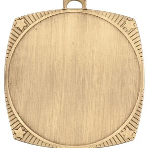 2 inch square medallion with custom print insert